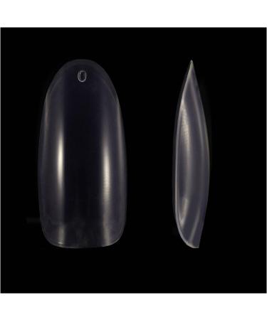 TsoLay 500 Pieces Oval Nail Tips Full Cover False Nails 10 Sizes with Clear Box for Nail Salons and DIY Nail Art Clear - Buy Online on GoSupps.com