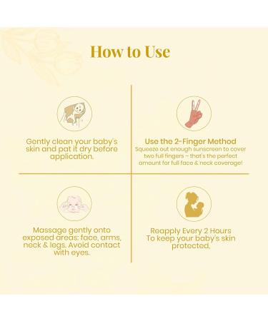 Pure Aura Baby Sunscreen (Pack of 2) 50g Each | SPF 30 Kids Sunscreen | 100% Mineral & Ayurvedic | Chemical-Free | Sensitive Skin Friendly | Outdoor Safe | Doctor Recommended - Buy Online on GoSupps.com