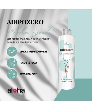 Aloha Labs Adipo Zero slimming cream for abdomen and hips Strong anticellulite for buttocks Intensive body training with cosmetic drone technology 200ml against stretch marks - Buy Online on GoSupps.com