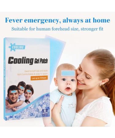 Horuili Gel Cooling Plasters - 5 Ice-Cold Hydrogel Pads for Instant Relief | Cooling & Refreshing Compress for Adults & Children - Buy Online on GoSupps.com