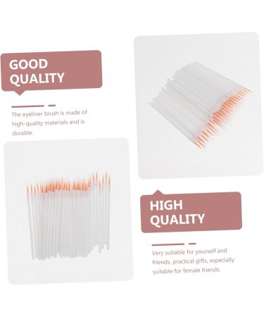 MUSISALY 100pcs Disposable Eyeliner Brush Eyeliner Blending Brush Make up Kit Cosmetic Eye Brush Nylon White - Buy Online on GoSupps.com
