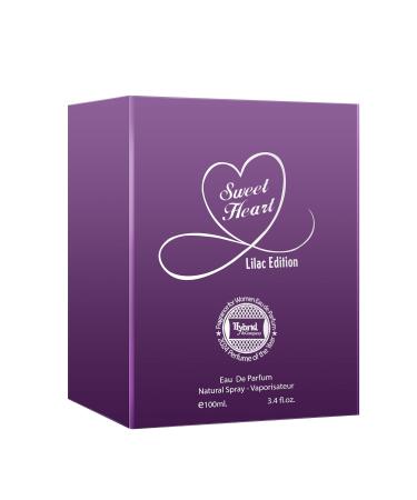 Hybrid & Company Women Sweet Heart Lilac Eau De Parfum Vaporisateur Natural Spray 3.4 Fl 3.4 Fl Oz SWEET HEART LILAC 3.4 Fl Oz (Pack of 1) - Buy Online on GoSupps.com