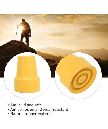 5pcs 22mm Cane Tip Yellow Thicken Crutch Tips Rubber Material Tyre Texture Nonslip Safe Wear Resistant Anticorrosion Thick Rubber Cane Tip Crutches Accessories - Buy Online on GoSupps.com