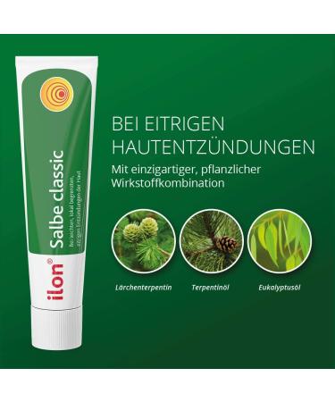 Buy Ilon Ointment Classic 25g - Effective Green Tension Relief for Skin Inflammation Redness & Pain - Soothing Plant-Active Formula - Free International Shipping - Buy Online on GoSupps.com