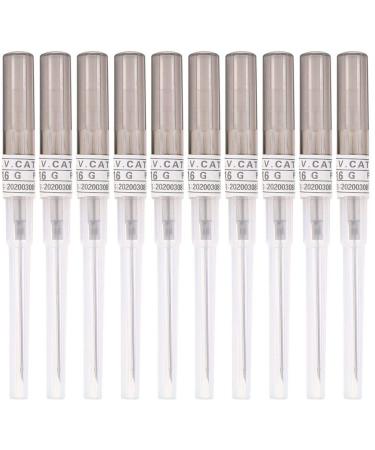 Piercing Needles,New Star Tattoo 10pcs 16G Gauge Steel Catheter Piercing Needles Supply