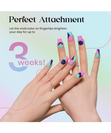 Beetles 23Pcs Gel Nail Polish Kit - Coastal Twilight Collection | Purple Blue Glitter Gel Polish | Temperature Change | Orange Red Soak Off Gel Nail Kit - Gift for Her - Buy Online on GoSupps.com