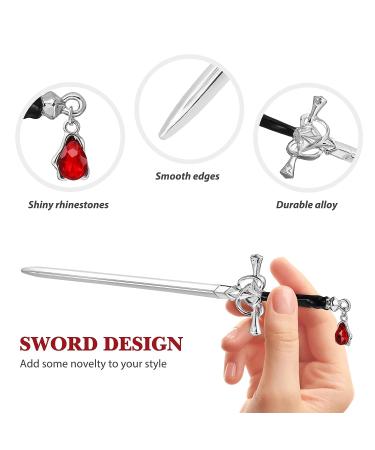 KALLORY Chinese Style Sword Hair Stick - Women's Hair Accessories - Buy Online on GoSupps.com