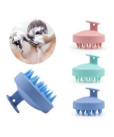 Scalp massage brush scalp massager Txeouse 3 pieces of silicone for peeling and head massage silicone ridge care hair root
