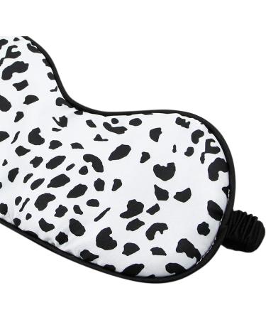 Cow Print Silk Sleep Mask - Soft Blindfold for Sleeping, Napping, and Traveling - Buy Online on GoSupps.com