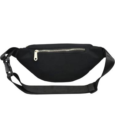 Women's Black Belt Bag Fanny Pack for Running, Sports, and Outdoor Activities - Buy Online on GoSupps.com