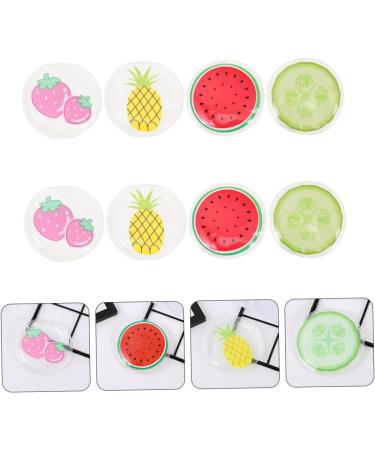 Healeved 24 Pcs Gel Ice Eye Mask First Aid Ice Pack - Hot/Cold Therapy, Portable Insulin Ice Wrap, Under Eye Patches Masks - 7x7cm, PVC Household Eye Masks - Set of 24 - Buy Online on GoSupps.com