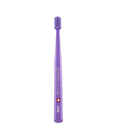 Curaprox CS Kids Toothbrush - Manual toothbrush for children with 5500 Ultra Soft CUREN bristles and small brush head - Violet - Buy Online on GoSupps.com