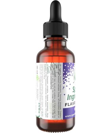 Violet Flavor Drop 30ml - Highly Concentrated Versatile Food Flavouring | Vegan, Non-GMO, Gluten-Free - Buy Online on GoSupps.com