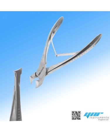 Toenail Clippers by YNR Instruments England Podiatry Tool German Forged Cantilever Head Cutter Nail Nippers to Cut Thick Toe Nails - Hospital Grade - 13cm - Spring - Buy Online on GoSupps.com