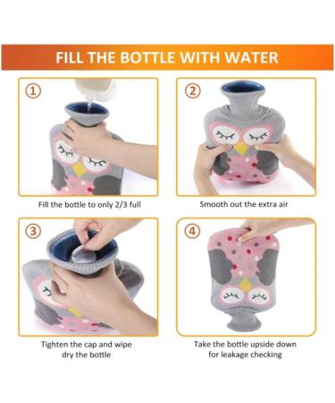 Hot Water Bottles Cute Pink Pig Hot Water Bottle Plush Hot Water Bottle Hand Child Girl Baby Gift Birth - Buy Online on GoSupps.com