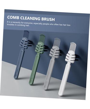 Cabilock Lot de 4 Brosses Peigne Nettoyantes Portables 4 Pcs Compactes pour Nettoyage Cheveux et Brosses Outil Pratique Bleu Vert Gris Blanc Usage Maison et Salon - Buy Online on GoSupps.com