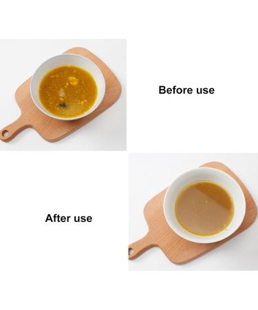 60 Pieces Heat-Resistant Food Oil Absorption Baking Paper - One-Way Round Filter for Frying Soups & Cooking - Buy Online on GoSupps.com