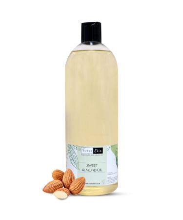 Freshskin Beauty LTD | Sweet Almond Oil 1 Litre - Natural Cruelty Free Vegan No GMO (1000ml) 1 l (Pack of 1) - Buy Online on GoSupps.com