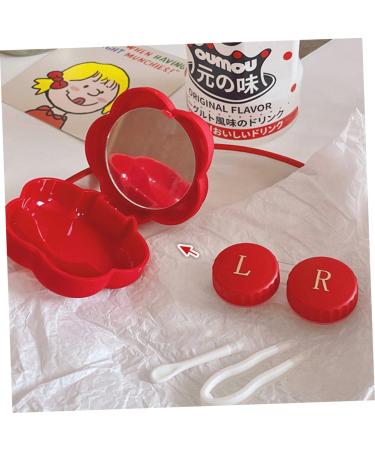 Shop Homsfou Colored Daily Contact Lens Case - Stylish & Portable Lens Container for Eye Care - Buy Online on GoSupps.com