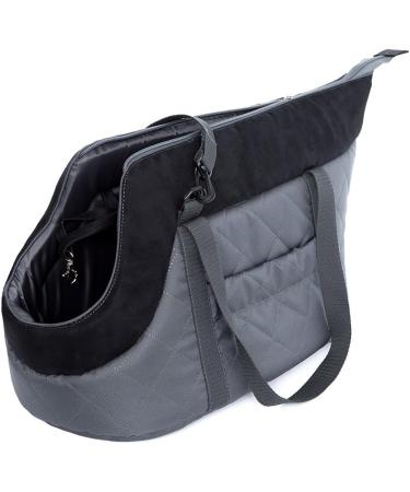 Pillowprim Dog Carrying Bag for Small & Medium Dogs | Stylish Black & Gray | Perfect for Walking - 26.90 - Buy Online on GoSupps.com