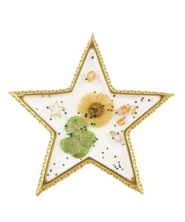 Jingmiger Color display board for nail polish - Elegant resin tray with gold rim for home use - Manicure studio for girls and women