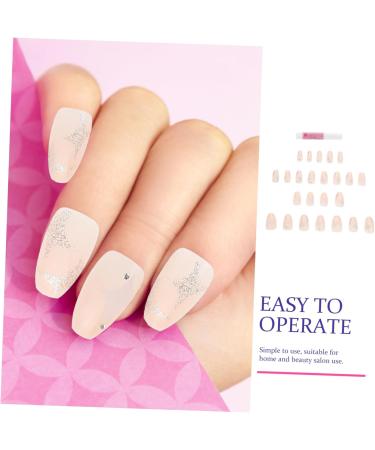 WOFASHPURET 1 Set Nail Patch Nail Files Fingernail File French Decor Nail Decals Full Cover Nails Diy Nail Accessory Salon Diy Nail Decor Fake Nail Stickers X4 Girl - Buy Online on GoSupps.com