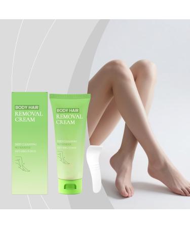 Hair Removal Cream 100g of Hair Removal Cream with Spatula - Fast and Gentle Hair Removal Without Shaving for Personal Use by Women and Men Body Face Pubic Hair Legs and Underarms - Buy Online on GoSupps.com