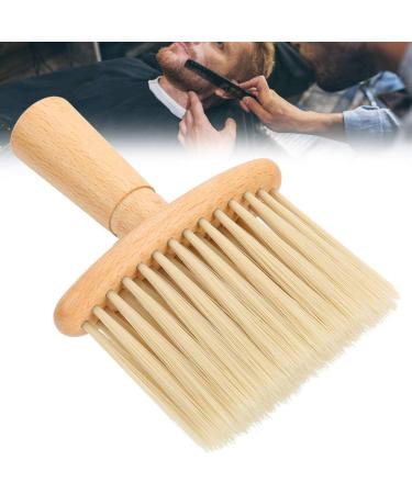 Neck Duster Brush Wooden Handle Haircut Neck Duster Brush For Barber Shop Hairstylist Broken Hair Sweep Brush for for Face and Neck - Buy Online on GoSupps.com