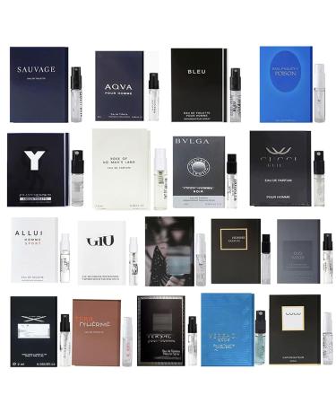 Men's Perfume Sampler High End Perfume Designer Perfume Sampler Set Mini Gift 18 Pieces