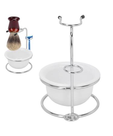 2 Pcs Men s Stainless Steel Shaving Set - Compact Shaving Soap Bowl & Brush Holder for Travel & Home - Buy Online on GoSupps.com