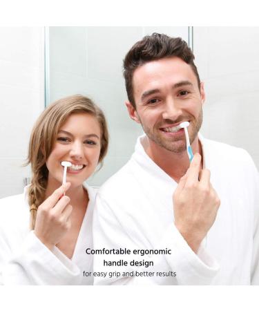 Soft Bristle Flossing Whitening Manual Toothbrush - Individually Wrapped for Gum Recession, Braces, Special Needs - Adult, Women, Men, Kids - Orange/Green/Pink/Blue/Yellow/Purple - Buy Online on GoSupps.com