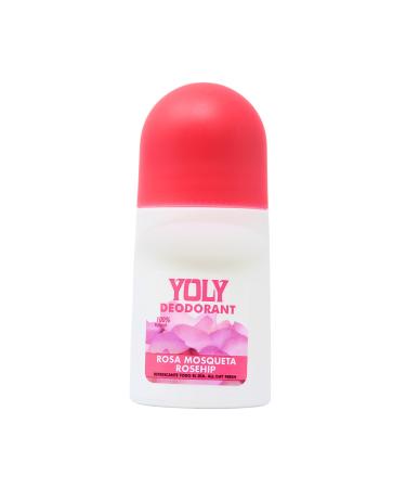 Yoly Deoderant Rosa Mosqueta Antiperspirant Odor Protection All Day Fresh (2.53 Fl Oz/Pack of 1)