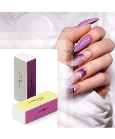 AHIER 10 pcs Colorful 4-Way Nail Buffer | Nail Art Shiner & Polisher Kit - Buy Online on GoSupps.com