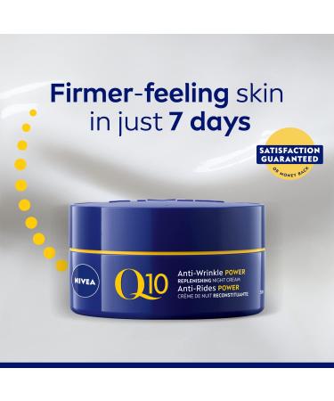 NIVEA Q10 Plus Anti-Wrinkle Night Care 50ml - Reduce Wrinkles Overnight - Buy Online on GoSupps.com