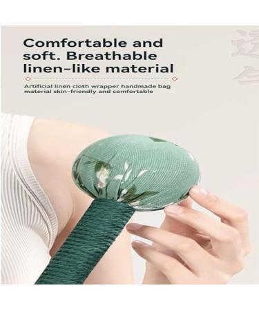 12.2-Inch Handmade Mugwort Massage Hammer Set - Relieve Tiredness & Activate Meridians | Acupuncture Point Knocking (3 Pieces) - Buy Online on GoSupps.com