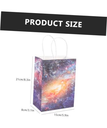 JECOMPRIS 80 Pcs Portable Paper Bag Space Bag Party Favor Bags for Kids Birthday Paper Goodie Gift Bags Outer Space Favor Bags Party Boxes Party Bags Printing Child Shopping Bag 1 count (Pack of 1) As Shownx5pcs - Buy Online on GoSupps.com