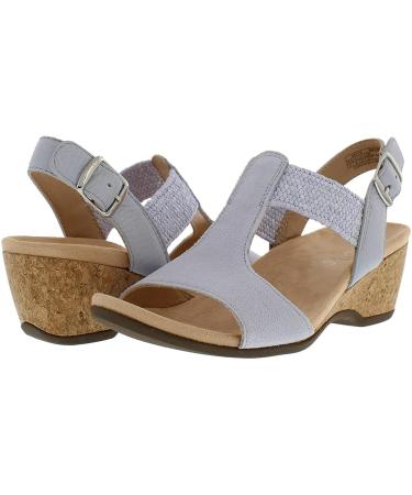 Vionic Women's Paradise Kaytie Backstrap Wedges - Blue Haze - Medium Fit 6 - Buy Online on GoSupps.com