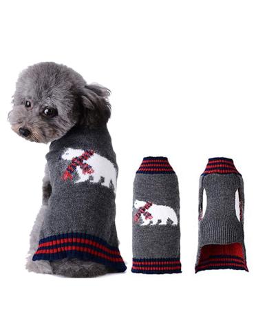 ABRRLO Christmas Dog Sweater Dog Sweater Pet Dog Sweater Warm Puppy Small Medium Dogs (XS Bear) XS Bear - Buy Online on GoSupps.com