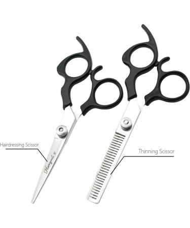 Haryali Professional Scissor Set- 6 Inch Hairdressing Barber Scissors and Hairdresser Thinning Scissors Set for Hair Cutting - Buy Online on GoSupps.com