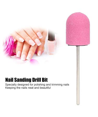Grinding Head for Nail Polishing - Fine Sandpaper 0.4x0.6 inches - Lightweight & Durable Nail Drill Attachment (Pink) for Home Use - Buy Online on GoSupps.com