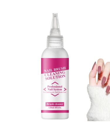 Nail Gel Glide Solution - 120ml Anti-Stick Liquid for Nail Extensions | Manicure Brush Cleaner for Professionals Salons Beginners Competitions Women