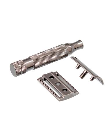 Sharplace Men's Safety Razor - Double Edge Portable & Reusable Classic Vintage Style Hand Razor for a Smooth Shave - Buy Online on GoSupps.com