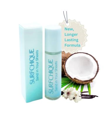 Tropical Beach Perfume Oil Roll on Fragrance for Women with Coconut Vanilla notes and touch of Mango & Papaya - Sand in Your Sheets