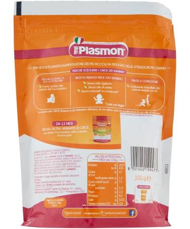  Italian Gourmet E.R. Plasmon i Crick Peas Spinach Basil 100g Sachets + 400g Box of 6 - Buy Online on GoSupps.com