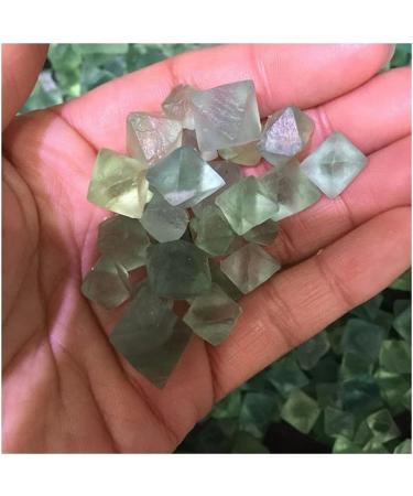 Crystal Rough Natural Crystal Rough Stone Crafts Natural Green Fluorite Crystal Gemstone Octahedron Metaphysical Rough Stone for Home Decor - Buy Online on GoSupps.com