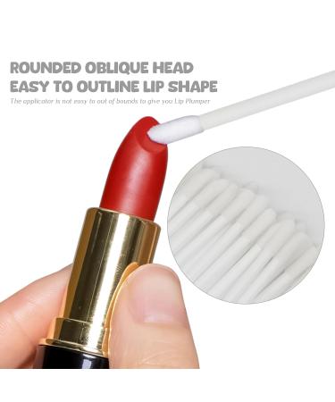 Paitok Disposable Lip Brush - 200 Piece Lip Applicator Set for Lipstick Lip Gloss & Concealer - Best Makeup Tools (White) - International Shipping Available - Buy Online on GoSupps.com