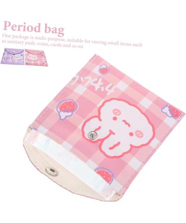 Buy BUIFULSIC 2-Style Pocket Period Bag for Women | High Capacity Menstrual Pad Container & Multi-Purpose Small Bag - Buy Online on GoSupps.com