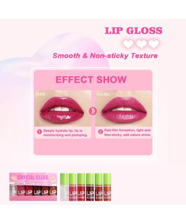 Shop 6 Colors Lip Oil | Hydrating Tinted Plumping Gloss | Non-Sticky Nourishing Lip Care - Buy Online on GoSupps.com