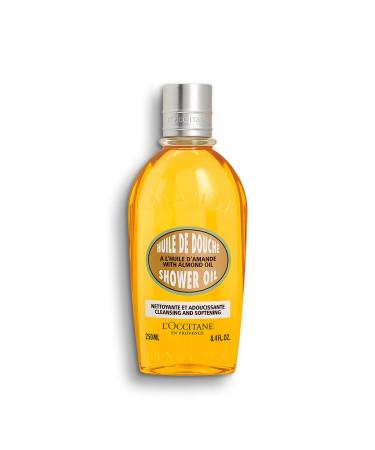 L'Occitane Cleansing & Softening Almond Shower Oil  Foaming Body Wash 8.4 Fl Oz
