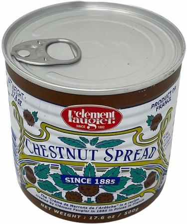 Clement Faugier Brown Round Can 1.1 lb - Authentic French Chestnut Spread - Buy Online on GoSupps.com